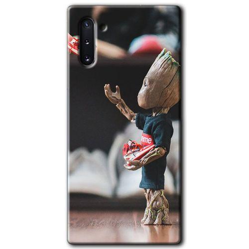 Samsung Galaxy Note 10 HD Baskılı Kılıf + 9D Tam Ekran Koruyucu - I am Groot