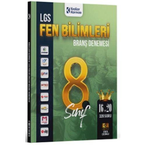 8. Sınıf LGS Fen Bilimleri 16 x 20 Branş Denemeleri Krallar Karması