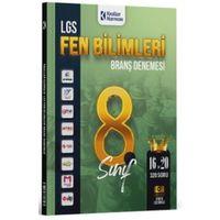 8. Sınıf LGS Fen Bilimleri 16 x 20 Branş Denemeleri Krallar Karması