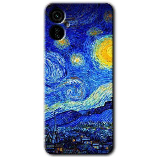 Tecno Camon 19 Neo Kılıf HD Desen Baskılı Arka Kapak - Starry Night