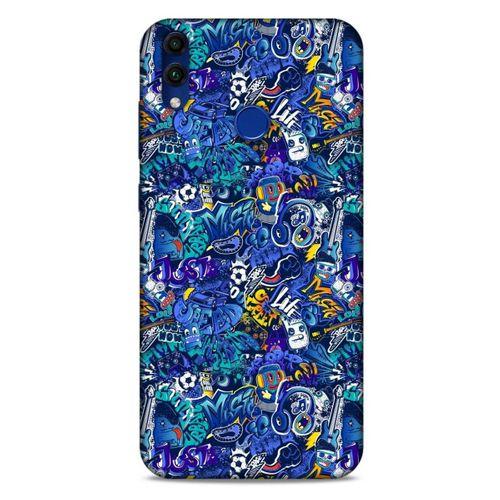 Graffitix (2) Desenli Silikon Kapak Huawei Honor 8C Kılıf