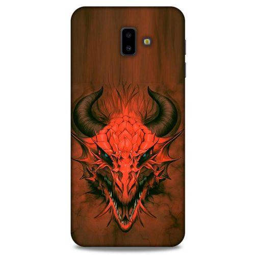 Samsung Galaxy J6 Plus Kılıf Dragons (14) Lansman Kılıf Kırmızı Boynuzlu Ejderha