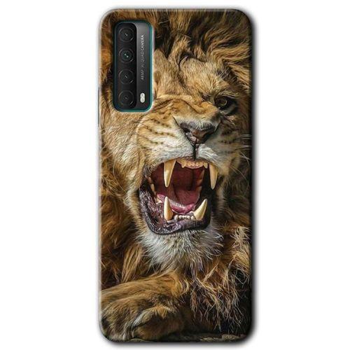 Huawei P Smart 2021 Kılıf HD Desen Baskılı Arka Kapak - Lion King + Kırılmaz Cam