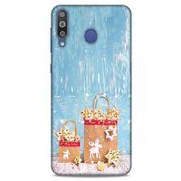 Samsung Galaxy M30 Kılıf Snowix (10) Full Koruma Kılıfı Kahve