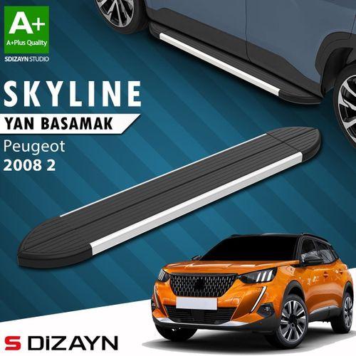 S-Dizayn Peugeot 2008 2 Skyline Aluminyum Yan Basamak 183 Cm 2020 Üzeri A+ Kalite