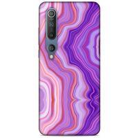 Mermer Desenli (46) Tema Core Armor Kılıf Lavanta Xiaomi Mi 10 Kılıf