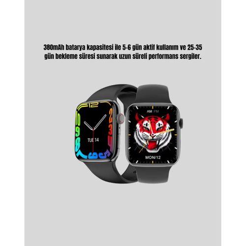 1.9 İnç Akıllı Saat – Bluetooth 5.0, Kablosuz Şarjlı, Ip68 Su Geçirmez Akıllı Saat