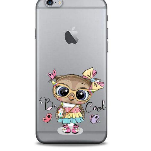 Zoologix (81) Apple Iphone 6 Plus Şeffaf Kılıf Silikon Desenli