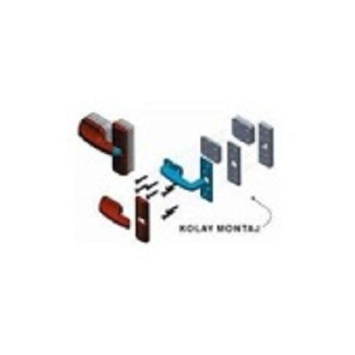 Lüks Emniyet Kancası Gri