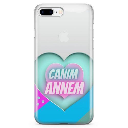 Apple iPhone 8 Plus Kılıf Anneler Günü Hediyesi Arka Kapak Koruma Desenli Full Koruyucu