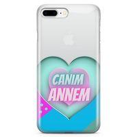 Apple iPhone 8 Plus Kılıf Anneler Günü Hediyesi Arka Kapak Koruma Desenli Full Koruyucu
