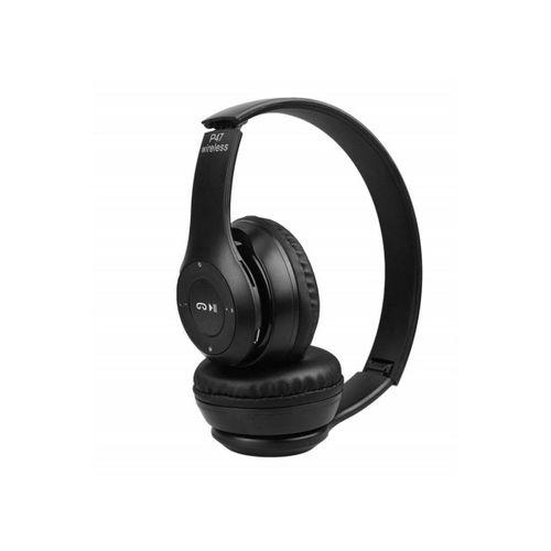 P47 Kablosuz Kulaküstü Bluetooh Wireless Kulaklık(katlanabilir) Siyah