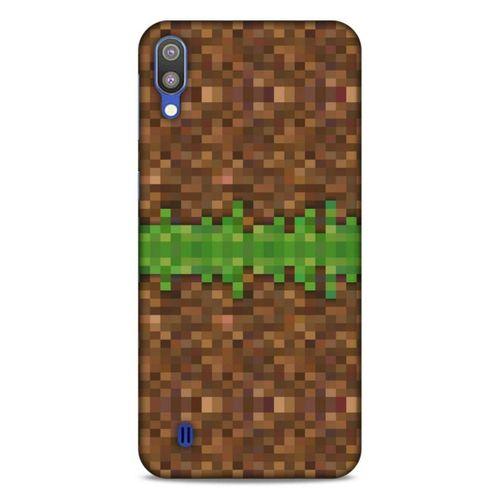 Lopard Samsung Galaxy M10 Uyumlu Kılıf PiXel (1) Kılıfı Yeşil Mine