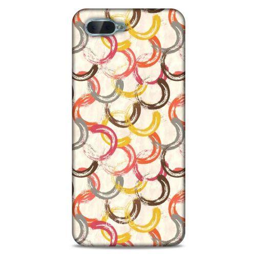 Oppo Rx17 Neo Kılıf Pastel Renkler (33) Hybrid Kılıf Kahverengi Turuncu