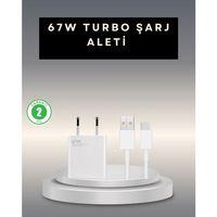 67 Watt Type C Şarj Adaptörü  Poco X3 X4 X5 Pro Uyumlu