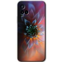 Vivo Y21 HD Baskılı Kılıf + 9D Tam Ekran Koruyucu - Çiçek Motif