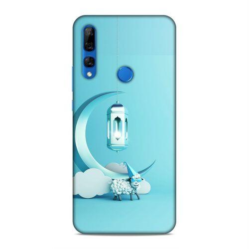Huawei Y9 Prime 2019 Kılıf Masa Lambasi Mavi Arka Kapak Silikon Koruma Full Koruyucu
