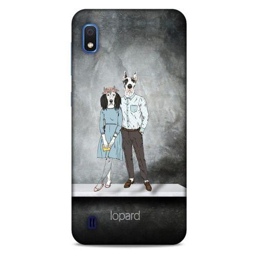 Samsung Galaxy A10 Kılıf FunnyMaX (46) Core Armor Kılıf Antrasit Köpek