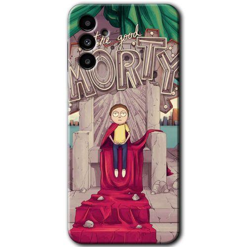 Potkal Hediye Fabrikası Samsung Galaxy A13 5G Kılıf HD Desen Baskılı Arka Kapak - Morty