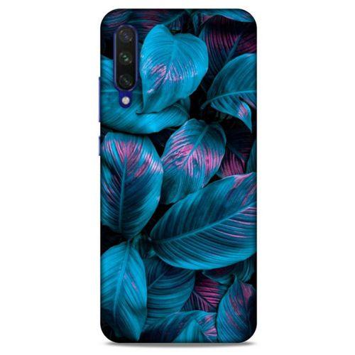 Xiaomi Mi A3 Uyumlu Kılıf Mavi Delisi (48) Bumper Kılıf Yaprak
