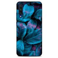 Xiaomi Mi A3 Uyumlu Kılıf Mavi Delisi (48) Bumper Kılıf Yaprak