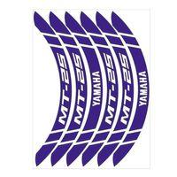 YAMAHA Yamaha Reflektör Mavi Geniş Mt-25 Uyumlu 1 Set Jant Şeridi