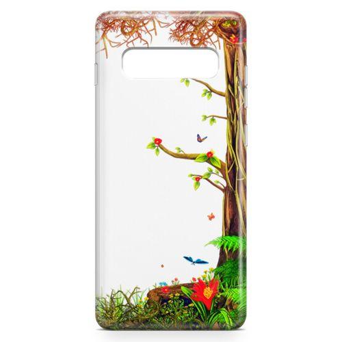 Samsung Galaxy S10 Plus Kılıf Paranormal Bahar Arka Kapak Koruma Desenli Full Koruyucu