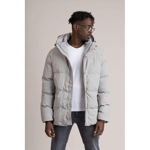 Slimfit Sabit Kapşonlu Elyaf Dolgulu Şişme Mont