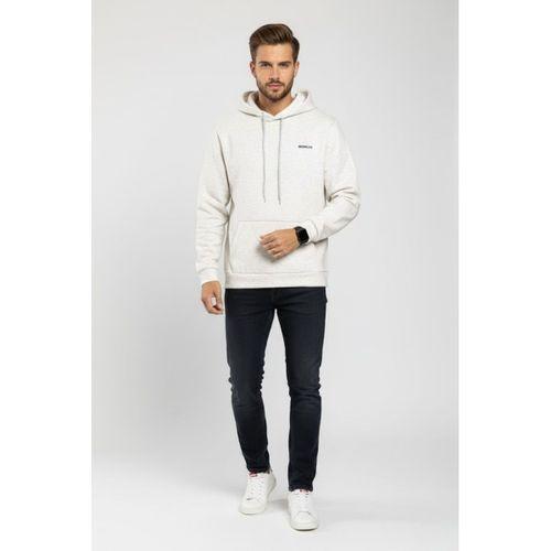 Süperlife Kapşonlu Uzun Kollu Baskılı Dar Kalıp İnce Erkek Sweatshirt SPR 2019K61