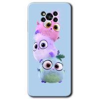 Poco x3 NFC Kılıf HD Desen Baskılı Arka Kapak - Puffy + Kırılmaz Cam