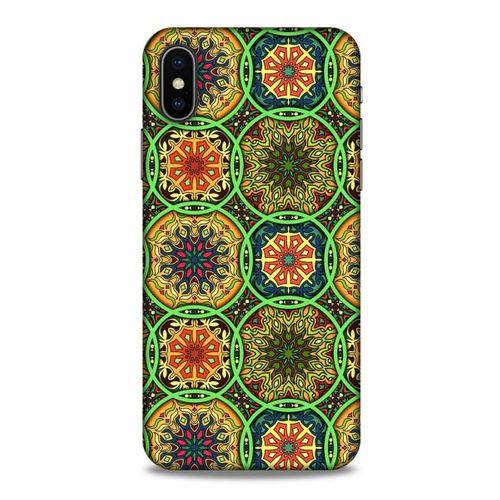Ethnic Culture (97) Apple Iphone X Kılıf Silikon Kapak Desenli