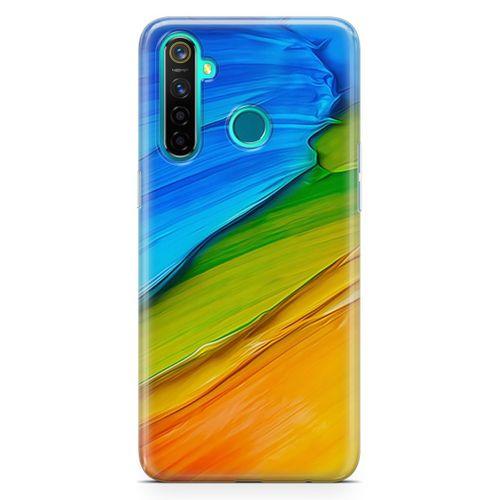 Realme 5 Pro Kılıf Tempere Arka Kapak Koruma Desenli Full Koruyucu