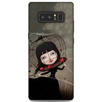 Lopard Samsung Galaxy Note 8 Uyumlu Kılıf Manipülasyon ☻ (40) Fit Silikon Kılıf Desenli
