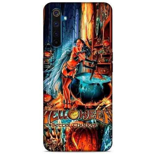 Oppo Realme 6 Kılıf Almanya (10) Full Koruma Kılıfı Helloween