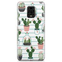 Xiaomi Redmi Note 9s Kılıf Kaktüs 2 Arka Kapak Koruma Desenli Full Koruyucu