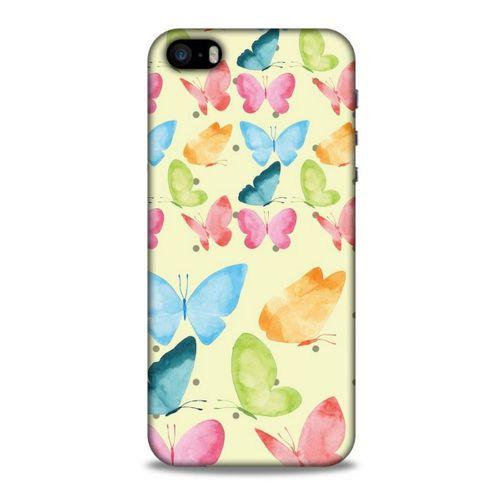 Animax Kelebek Suluboya Apple Iphone 5S Kılıf Desenli Silikon