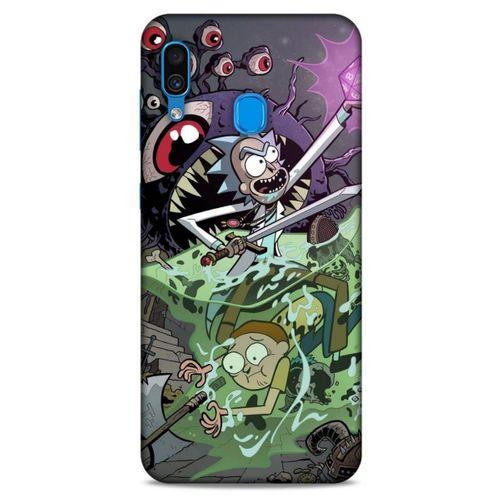 Samsung Galaxy A30 Uyumlu Kılıf Rick And Morty (25) Antişok Kapak Tricia Lange