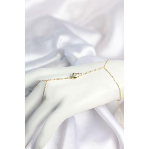 Gold Renk Yılan Model Pirinç Kadın Şahmeran