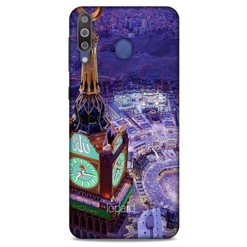 Samsung Galaxy M30 Kılıf Dünya Mimarisi (12) Koruyucu Silikon Mekke Kabe