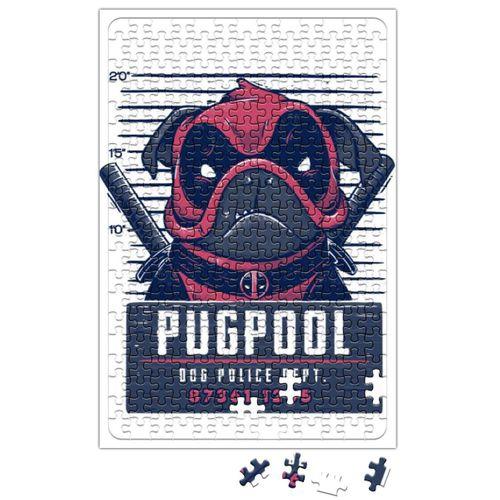 Deadpool Pugpool Köpek Puzzle 240 Parça Yapboz