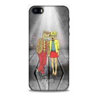 Apple Iphone 5S Kılıf FunnyMaX (35) Fit Design Kılıf Gri