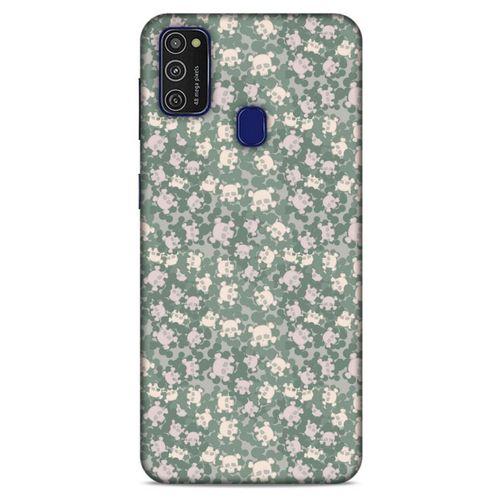 Kamuflaj 01 Samsung Galaxy M21 Kılıf Silikon Kapak