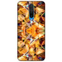 Xiaomi Redmi K30 Kılıf Pastel Renkler (23) Ultra Koruma Kılıfı Turuncu