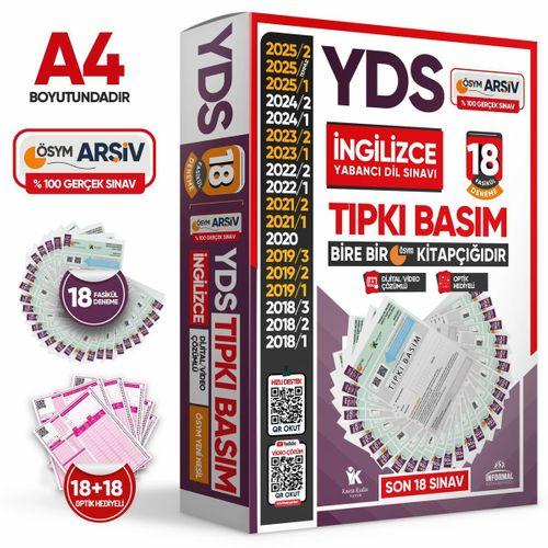 2026 YDS İngilizce ÖSYM Tıpkı Basım Çıkmış Soru 18li Deneme Paketi Video/PDF Çözümlü Türkiye Geneli