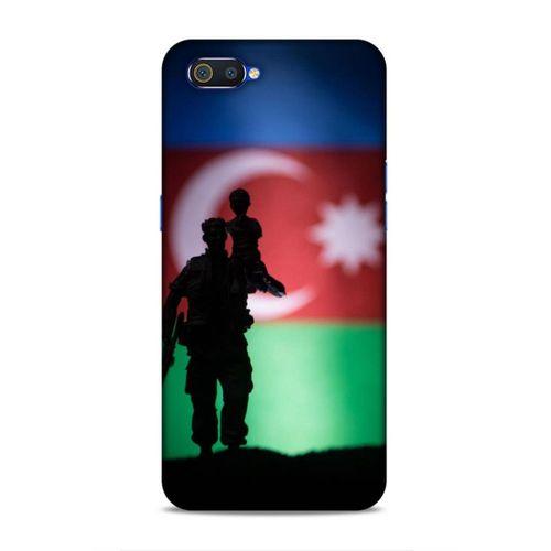 Realme C2 Uyumlu Kılıf Azarbaijan (14) Lansman Kılıf Asker Bayrak