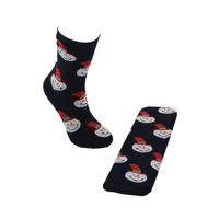 Dode Flora Çocuk Pamuk İç Havlu Kardam Adam Desenli Soket Yılbaşı Çorabı