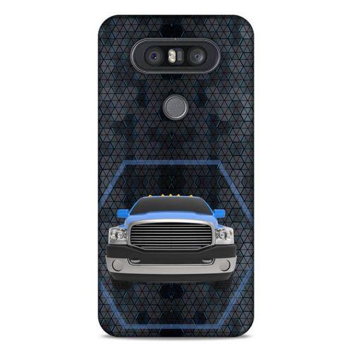 Lopard LG K41S - K51S Uyumlu Kılıf PickUpX (8) Baskılı Kılıf Gece Mavi
