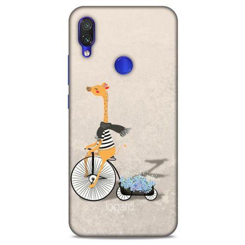 Xiaomi Redmi Note 7 Pro Kılıf FunnyMaX (17) Tasarım Kılıf Bej Zürafa