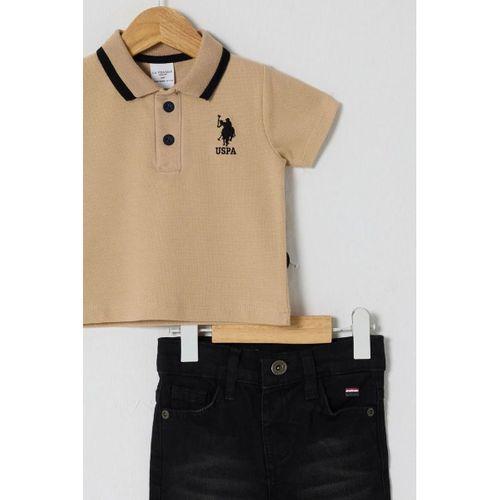 U.S Polo Bebek 2'Li Takım USB2626 Bej