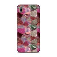 Huawei Y5 2019 Uyumlu Kılıf Romans (30) Silicone Case Pembe Yeşil